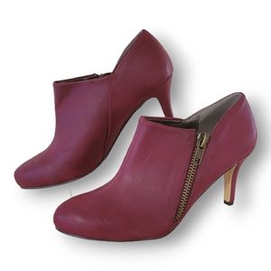 Michael Antonio Red Violet Booties Size 8.5